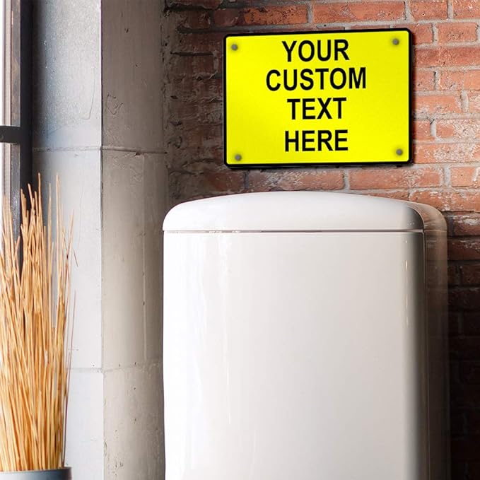 Aluminum Weatherproof Metal Sign Multiple Sizes Custom Personalized Text Here - Image 5