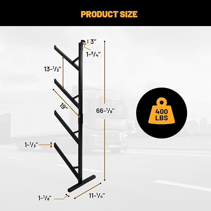 4 Tier Shipping Container Shelf 4 Pack, Heavy Duty Container Shelving Shelf - Image 2