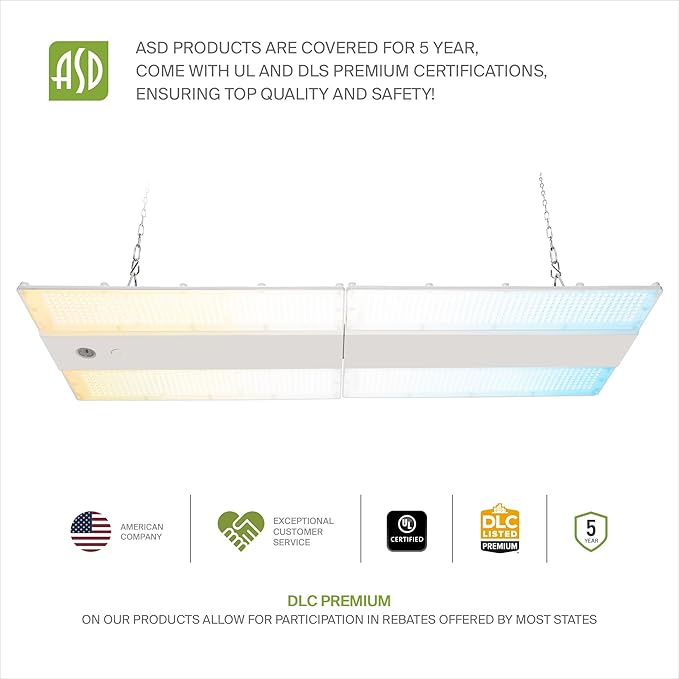 ASD LED Linear High Bay Light Fixture, Commercial Shop Lighting | 3CCT - Image 7