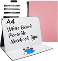 Portable White Board Small Dry Erase Board, A4 Reusable Notebook by CABPLROI