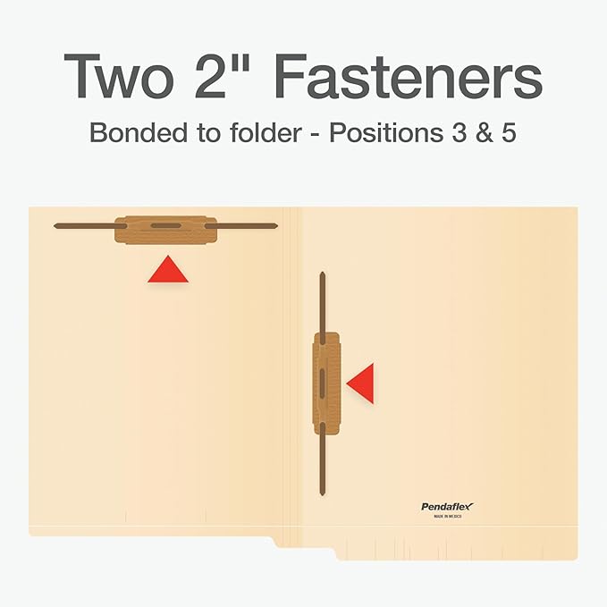 Pendaflex End Tab Fastener File Folder, Manila Folders - Image 5