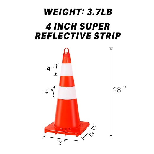 Traffic Safety Cone 28 Inches, - Image 5