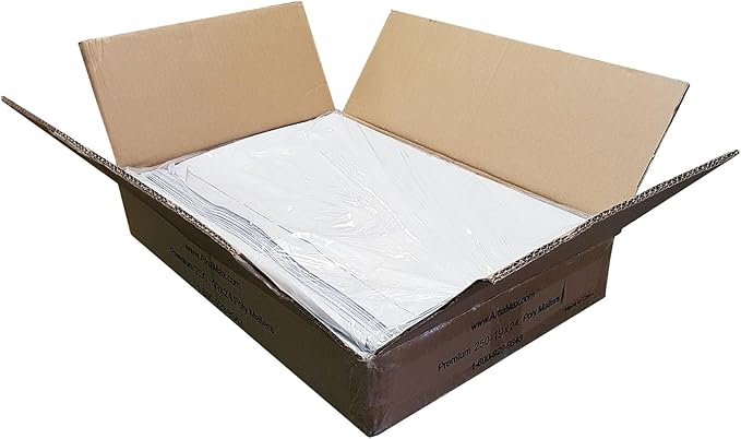 iMBAPrice 250 - 19x24 Premium Matte Finish White Poly Mailers Envelopes Bags - Image 2