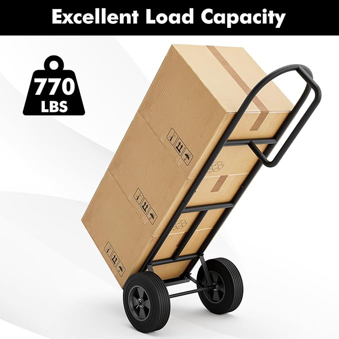 Goplus Hand Truck, P-Handle Hand Truck Dolly - Image 5
