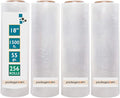 256 Rolls 18" x 1500 Ft Stretch Wrap Heavy Duty, Industrial Strength Shrink Wrap by packagezoom