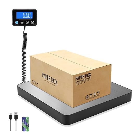 Digital Shipping Scale, 5g High Accuracy 440 lb Postal Scale by Ionsno-foryourbetterlife