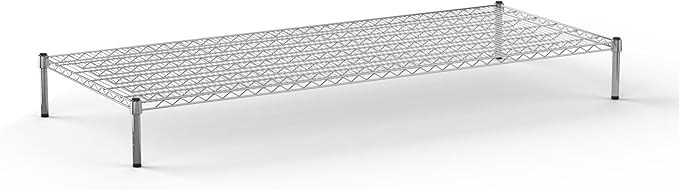 30''W x 72''L x 8''H Chrome Plated Wire Dunnage Rack | Off The Floor Storage by Regal+Altair