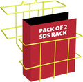 Performore 2 Pack Binder Display Rack, SDS/MSDS Wire Wall Mount Rack by RingBinder