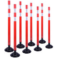 BESEA 8PCS 48" Traffic Delineator Posts by BeSea