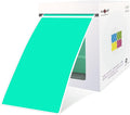 PARLAIM Large 3 X 5 Inch Aqua Color Coding Square Labels, Permanent Rectangular by PARLAIM