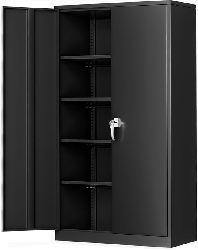 Greenvelly Steel SnapIt Storage Cabinet, 2 Doors and Lock by Greenvelly