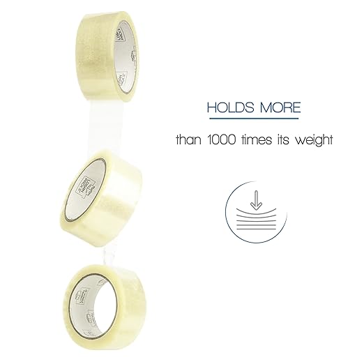 Clear Packing Tape, 36 Rolls Heavy Duty Packaging Tape - Image 5
