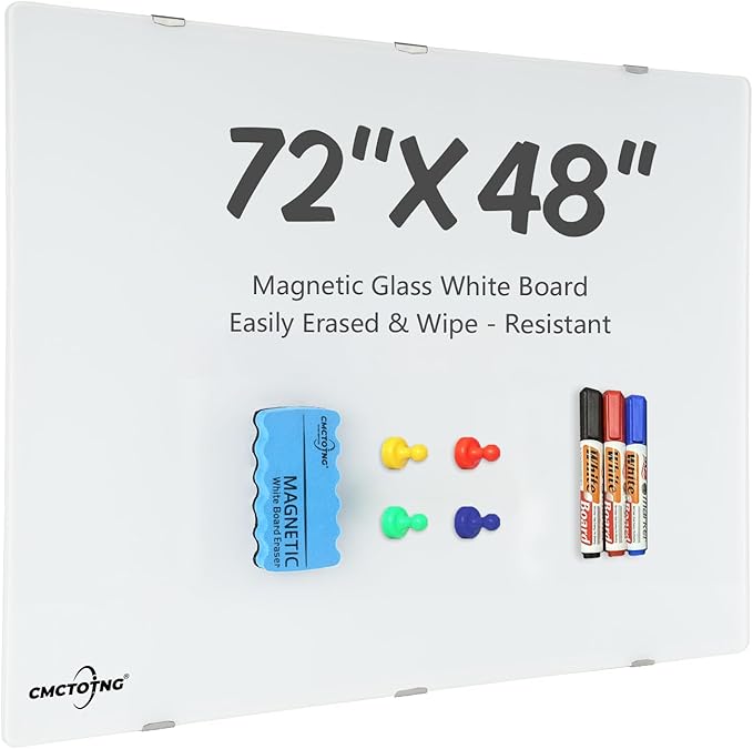 Magnetic Glass Whiteboard by CMCTOTNG