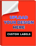 Custom Bright Neon Color Labels, Print Your Own Stickers, Upload Your Design by SSuperfinePrinting