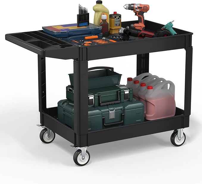 Heavy Service Utility Cart on Wheels, Tool Cart on Wheels, Service Cart by Thechoiceofanewgeneration