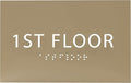 6" X4" 1st Floor Sign by ADACentralSigns