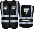 BeautyWill Custom Safety Vest Customized Logo Class 2 High Visibility by BeautyWill