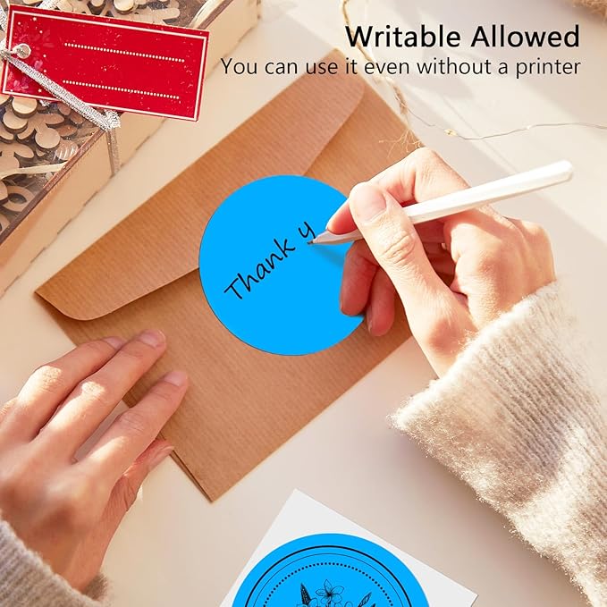 3 X 3 Inch Round Thermal Labels Circle Color Coding Labels Printable Waterproof - Image 5
