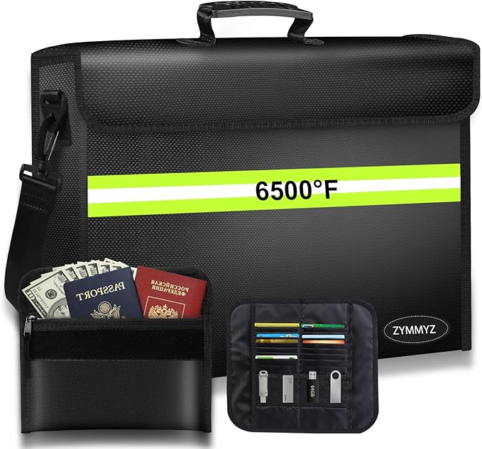 6500°F Large Fireproof Document Organizer by Unknown