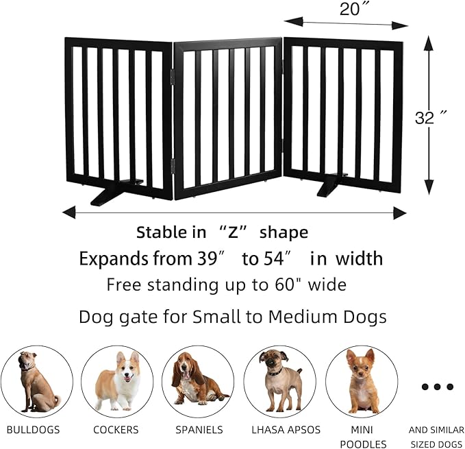 ZJSF Freestanding Indoor Dog Gate - Image 7