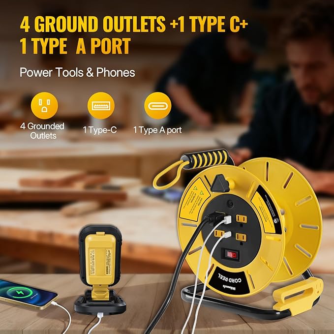 Extension Cord Storage Reel - Image 5
