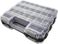 Double Side Tool Box Organizer, Hardware Storage Box, Portable Small Parts by Easily