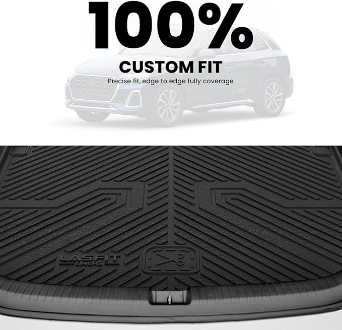 LASFIT Cargo Mat for Audi Q5/SQ5 2018-2025, Custom Fit All-Weather TPE Rubber - Image 4