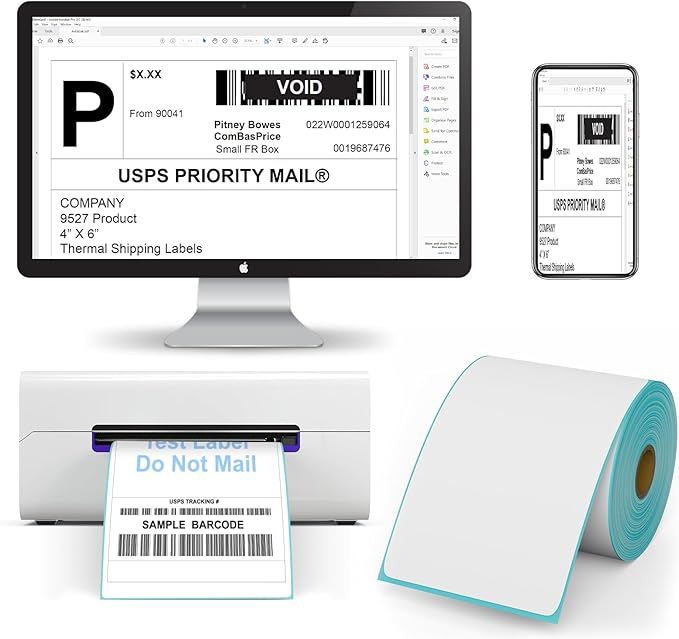 9527 Product 4" x 6" Direct Thermal Shipping Labels - Image 6