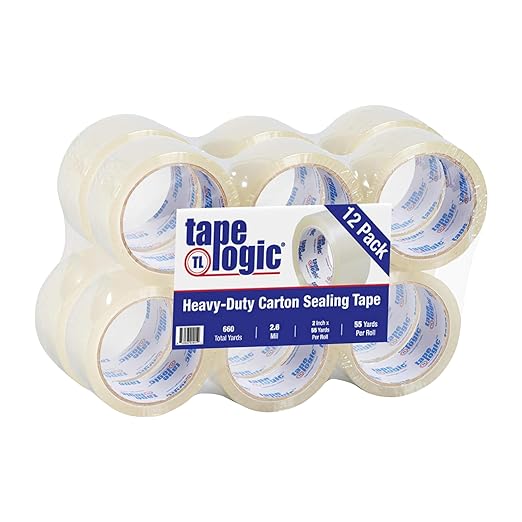 Tape Logic 2" x 55 yds Acrylic Packing Tape 2.6 Mil, & Office, Supplies by TapeLogic
