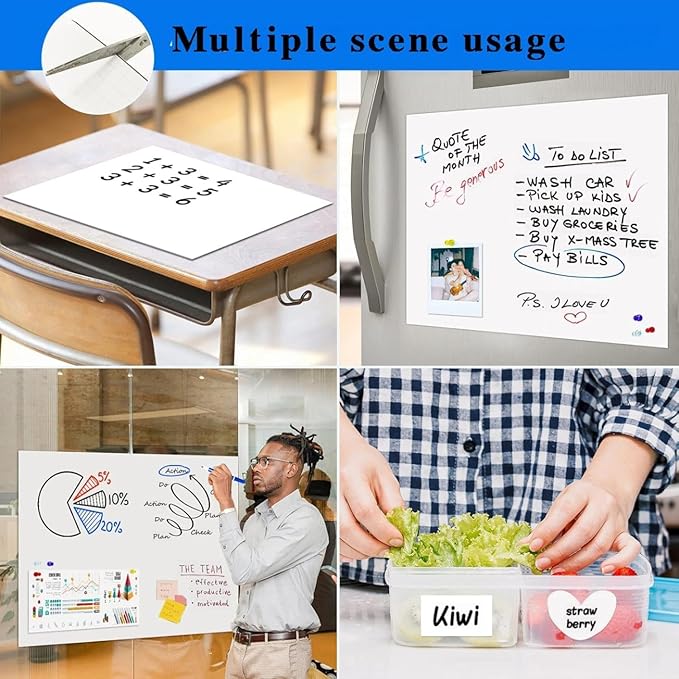 Magnetic Whiteboard Contact Paper, Kitchen Fridge - Image 3