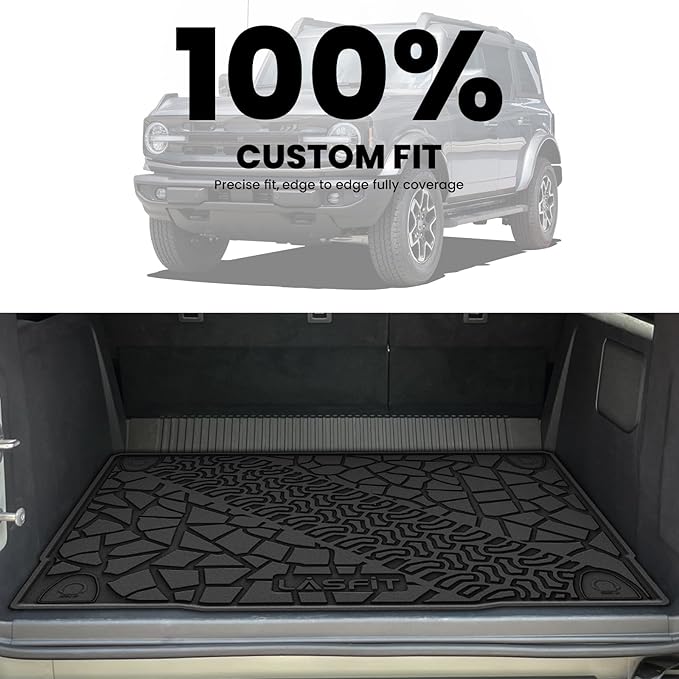 LASFIT Cargo Liner for Ford Bronco 4-Door 2025 2024 2023 2022 2021 All Weather - Image 2