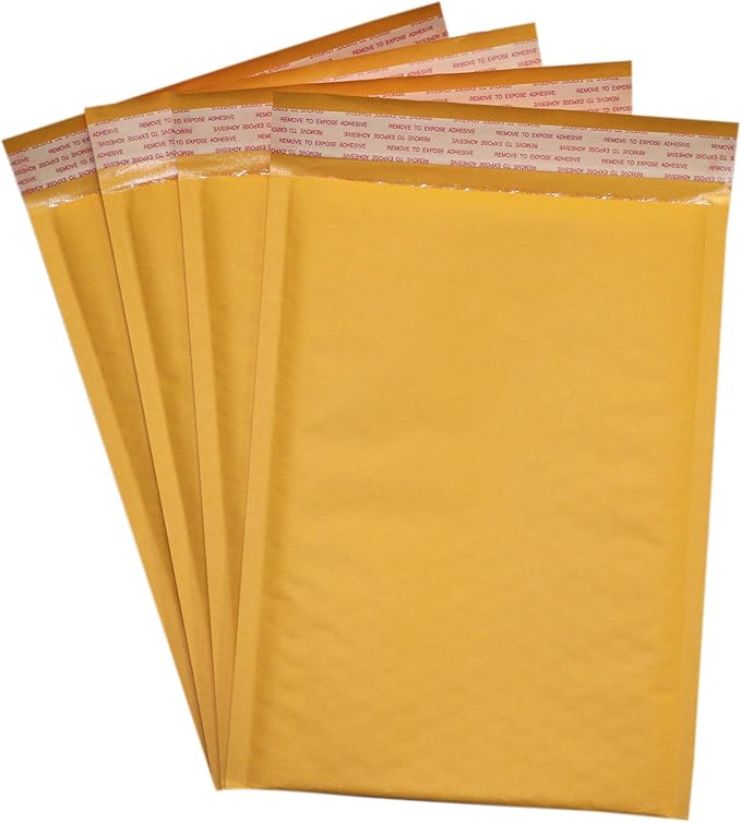 Secure Seal #3 8.5x14.5 Kraft Bubble Mailers Padded Shipping Envelopes by Secure+Seal