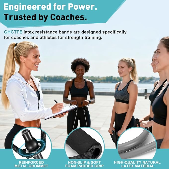 20PCS Resistance Bands with Handles - Image 4