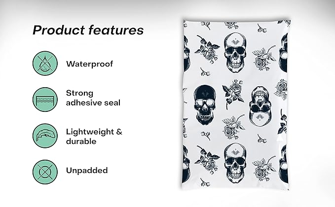 Package Mint Poly Mailers 6 x 9 200 Pack | Waterproof & Tear Resistant Mailing - Image 4