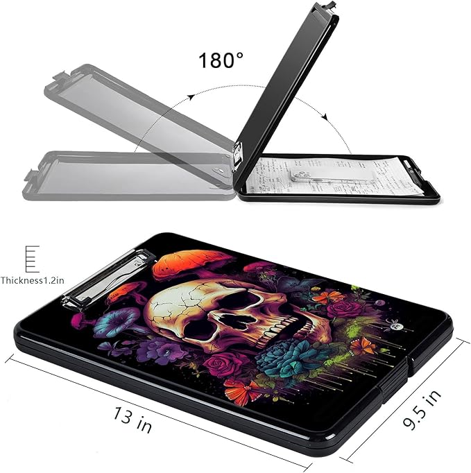 Clipboard with Storage, High Capacity Plastic Storage Clipboard with Pen Holder - Image 2