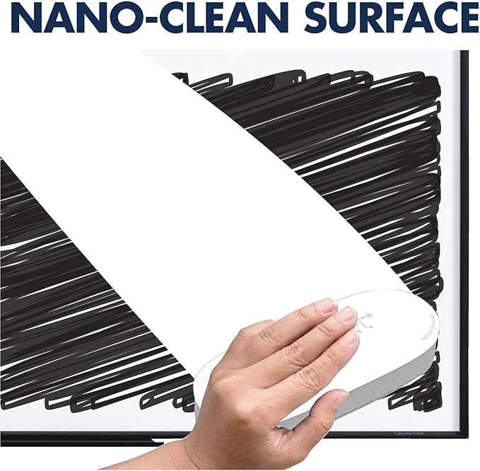 Quartet Magnetic Dry Erase White Board, Nano-Clean Surface Resists Ink Stains - Image 3