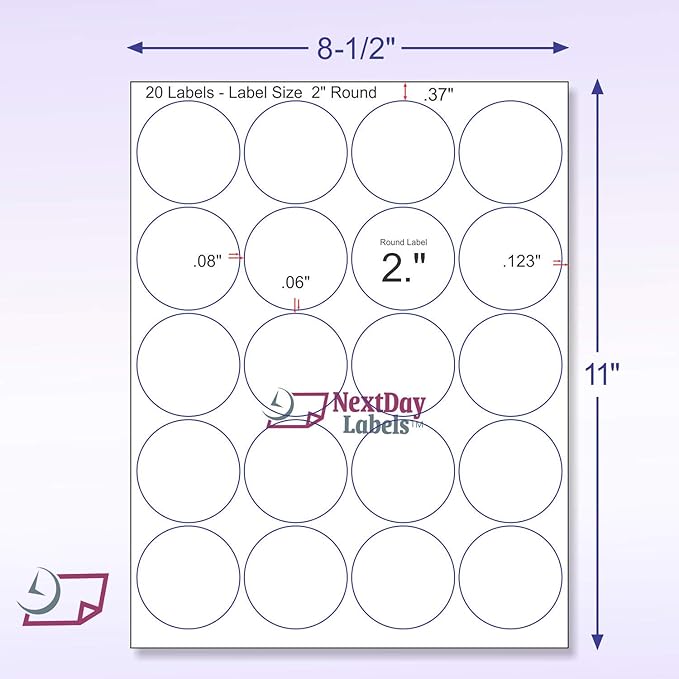NextDayLabels - Laser/Ink Jet White Labels - Image 2