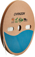 Chanzon 2:1 Ratio - 80Ft Roll - 9/64" Heat Shrink Tubing 2:1 White Polyolefin by Chanzon