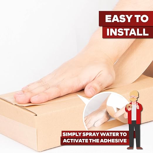XFasten Water Activated Tape Brown - Image 5