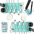 DeskBrick 2PK – Patented Non-Slip Steel-Weighted Desk Organizers & Cable by CordBrick