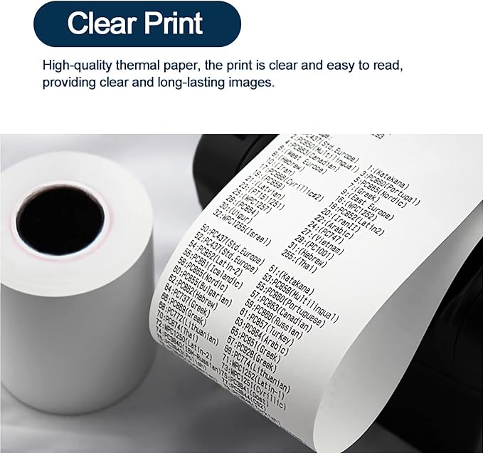 MFLABEL 3-1/8" x 119' Thermal Receipt Papers Rolls - Image 4