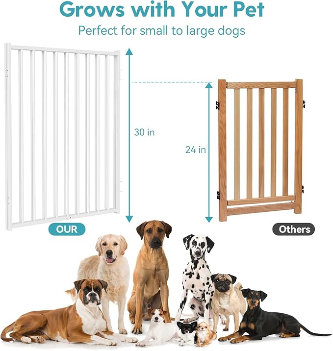 No Pawblems Free Standing Dog Gate - Image 7