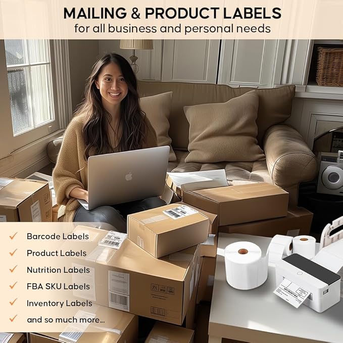4 x 3 Direct Thermal Label, 850 Labels per Roll - Image 5