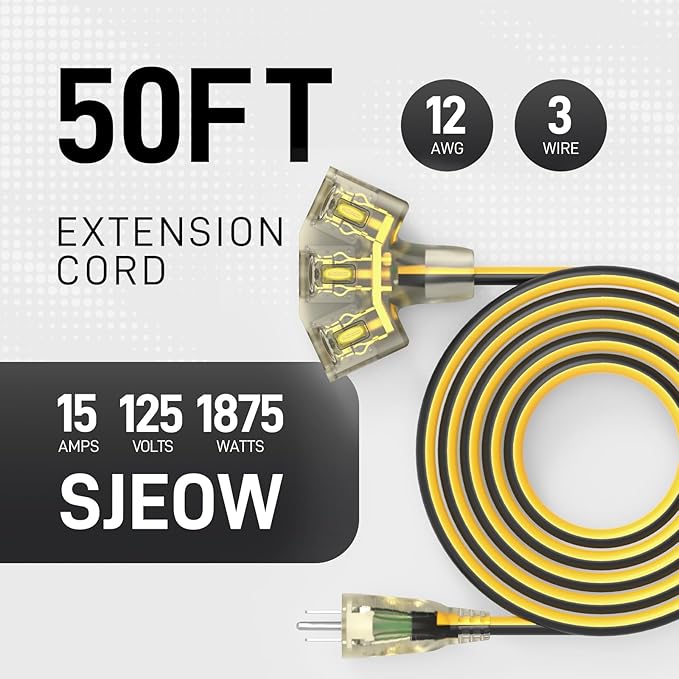50FT Outdoor Extension Cord - Image 2