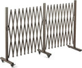 TECSPACE Aluminum Expandable Garden Fence, Portable Barricade Gate by TECSPACE
