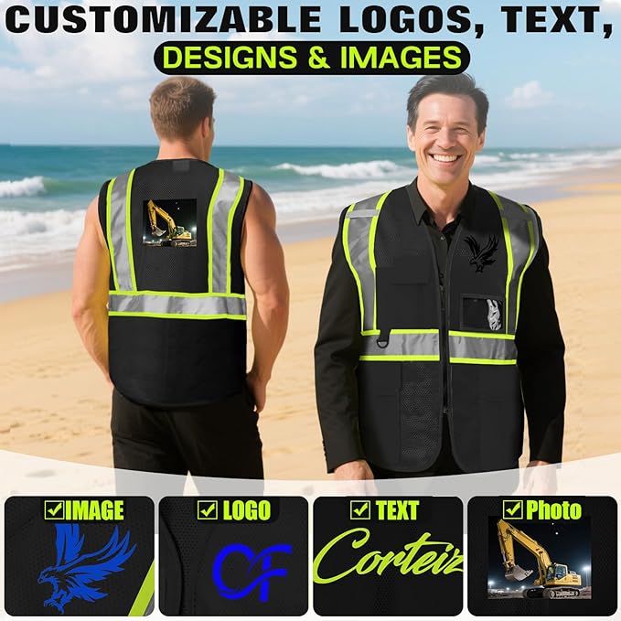 Safety Vest Customize Logo - Image 4