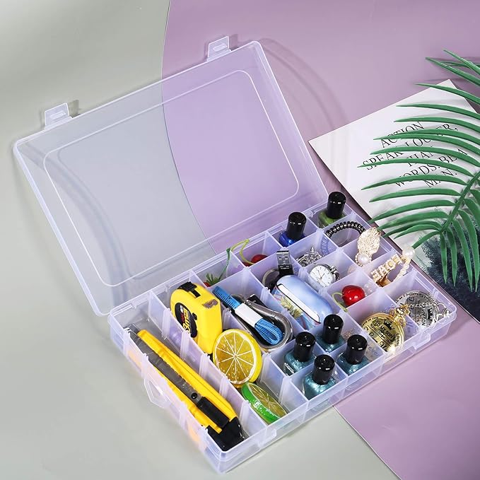2 Pack 36 Grids Bead Organizer Box, Plastic Craft Organizers and Storage - Image 5