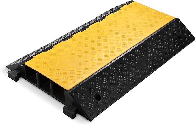 Yescom Cable Ramp Protector 3 Channel Garden Hose Protecitive 44000 Lbs Load by Yescom