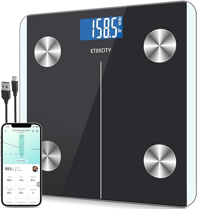 Etekcity Rechargeable Smart Scale by Etekcity