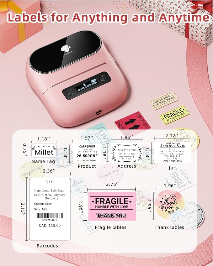 Phomemo M220 Bluetooth Label Maker Machine, Label Printer - Image 3